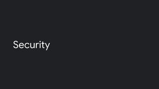 Security
 