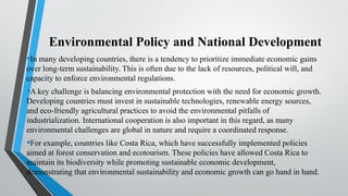 presentaion . -environment and development | PPTX