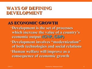 Conceptualizing Development | PPT