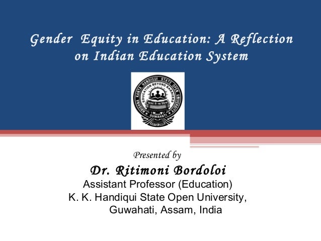 Gender Equity A Reflection