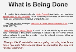 Presentaion on carbon credits and kyoto protocol | PDF