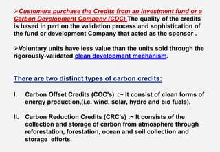 Presentaion on carbon credits and kyoto protocol | PDF