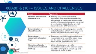 80IA(8) & (10) – ISSUES AND CHALLENGES
 