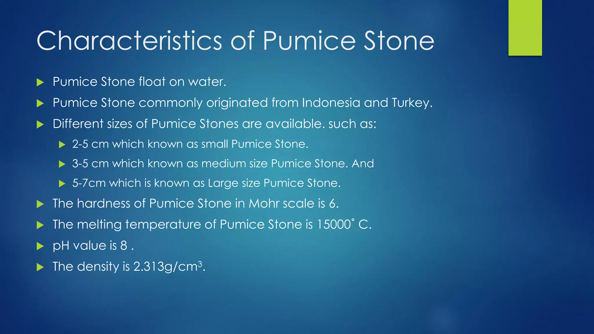 Pumice stone and its use on garments washing | PDF