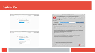 Instalación
 