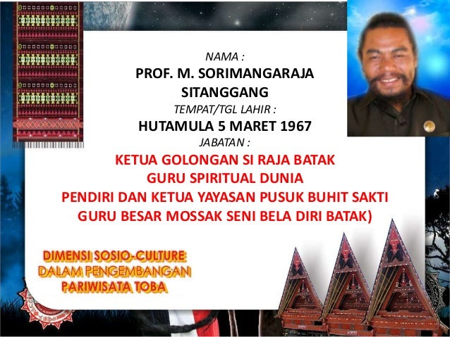 DIMENSI SOSIO CULTURE DALAM PENGEMBANGAN PARAWISATA DANAU TOBA