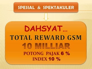  BONUS REWARD GLOBAL 