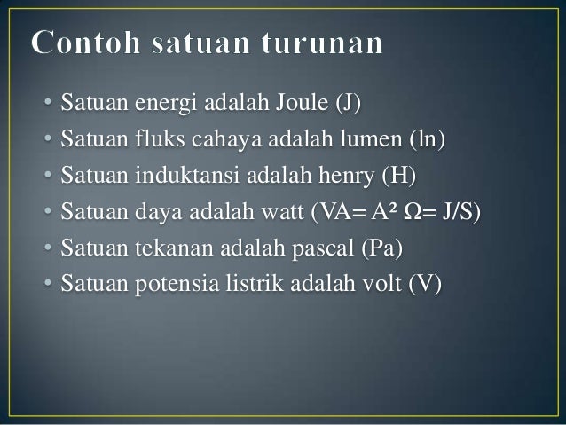 Fisika besaran, satuan, dan dimensi