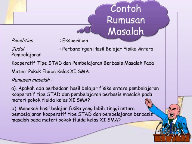Masalah Hipotesis Dan Analisis