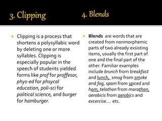 Morphology | PPTX