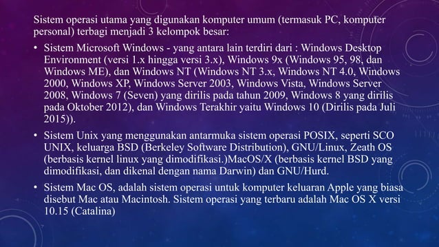Presentasi Software - Sistem Informasi & Teknologi | PPT