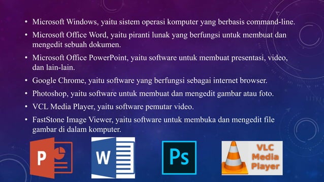 Presentasi Software - Sistem Informasi & Teknologi | PPT