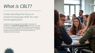 Cblt Approach Presentasi - Competency-Based Language Teaching.pptx
