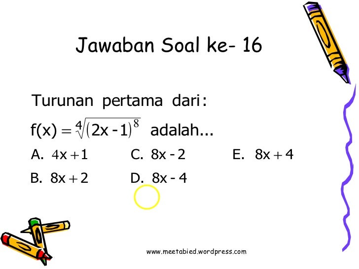 Presentasi matematika-kelas-xii-turunan