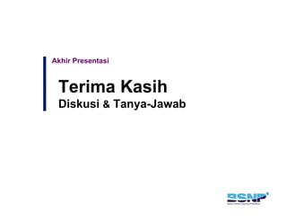 Akhir Presentasi
Terima Kasih
Diskusi & Tanya-Jawab
 