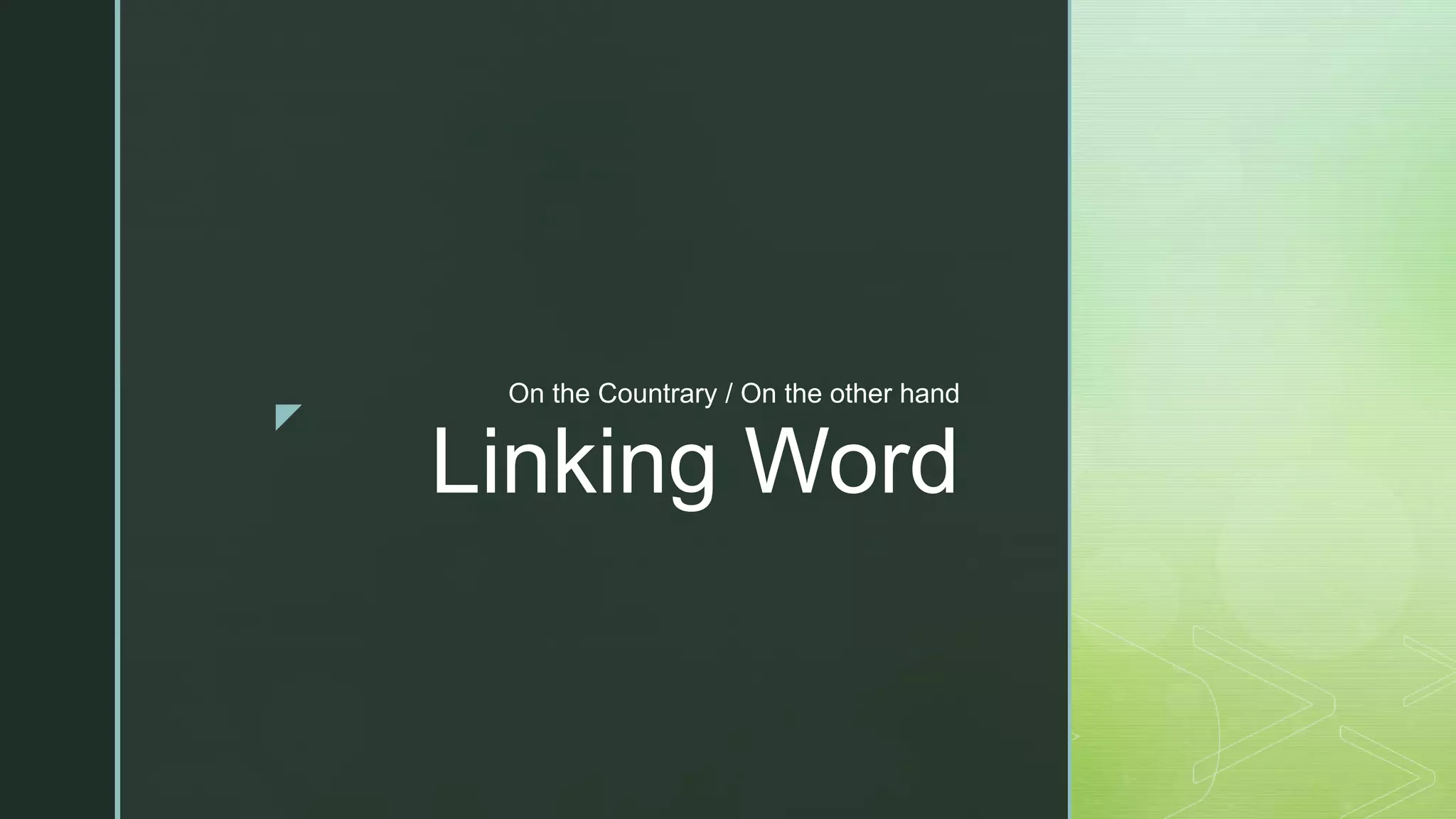 LINKING WORD | PPT