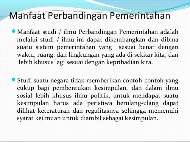 SRI SUWANTI - PERBANDINGAN PEMERINTAHAN