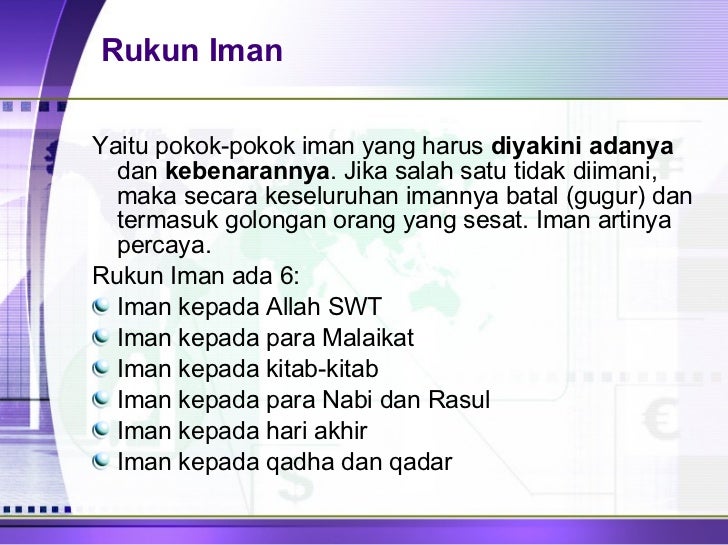 percaya kepada alam gaib termasuk rukun Presentasi 2 islam sebagai ajaran objek kajian ilmiah percaya kepada alam gaib termasuk rukun Presentasi 2 islam sebagai ajaran objek kajian ilmiah