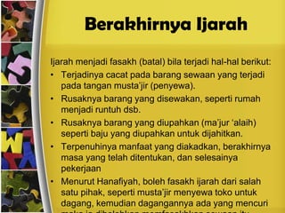 Lessee – ‘Musta’jir’