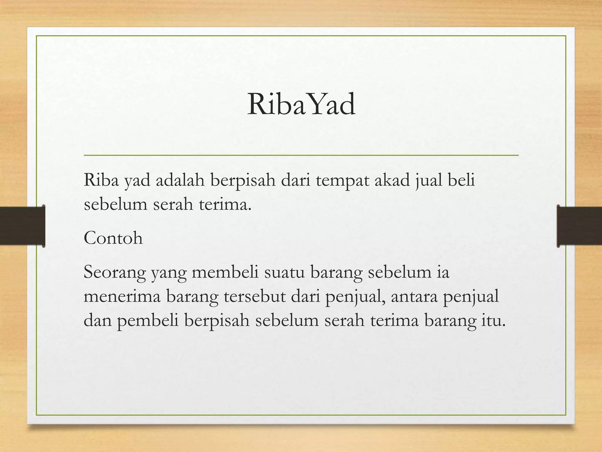 Presentasi Agama - RIBA | PPTX