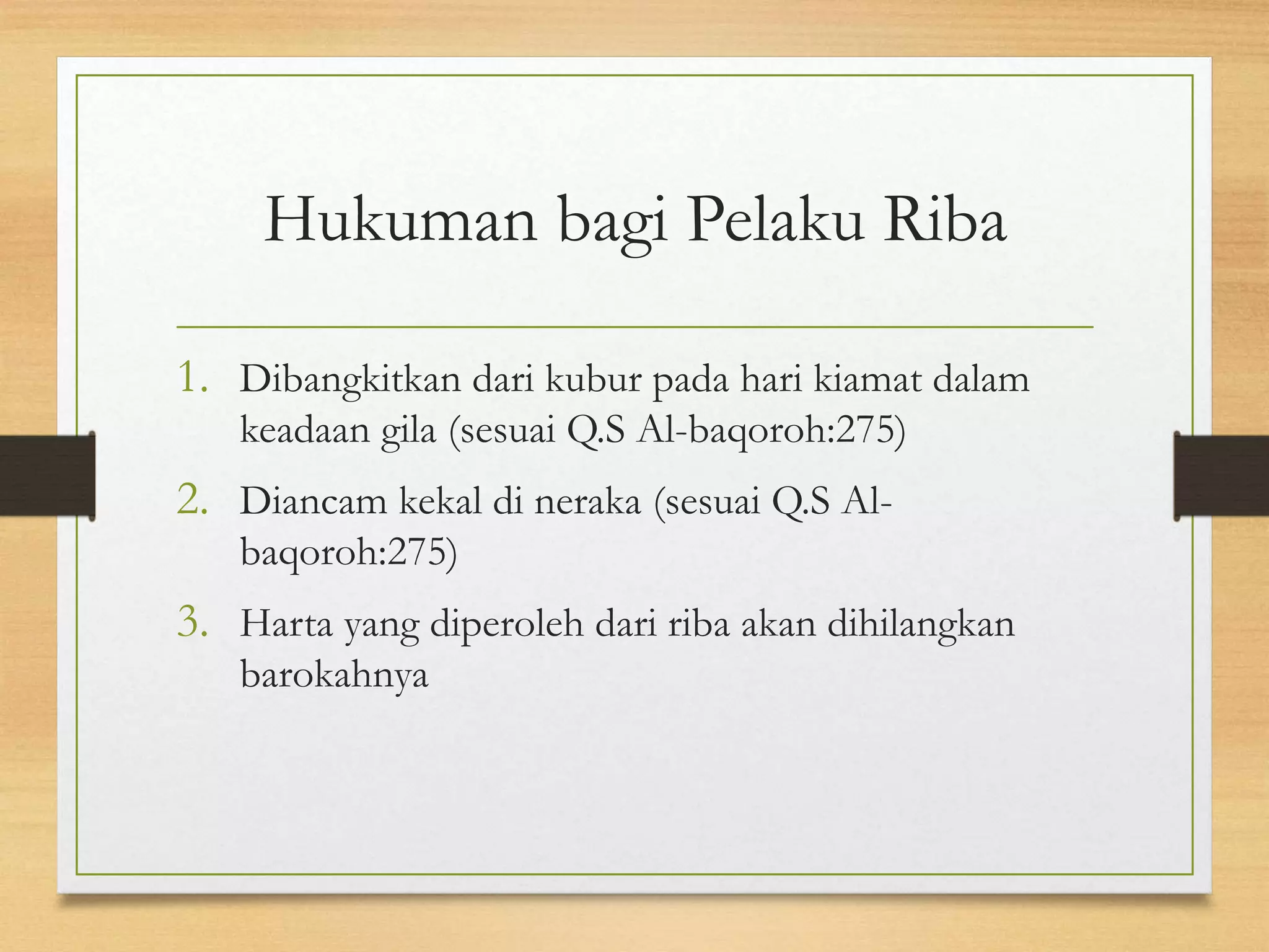 Presentasi Agama - RIBA | PPTX