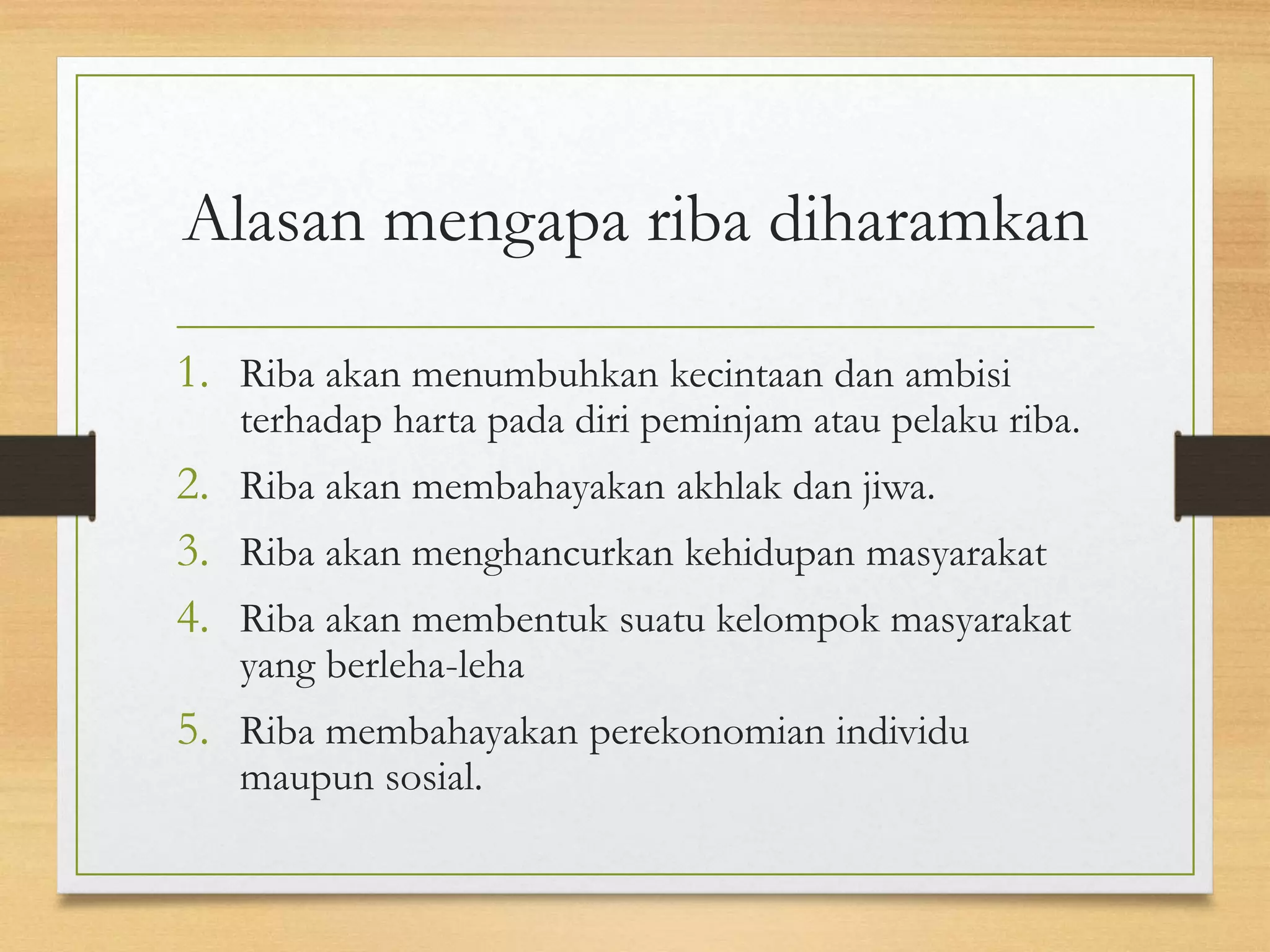 Presentasi Agama - RIBA | PPTX