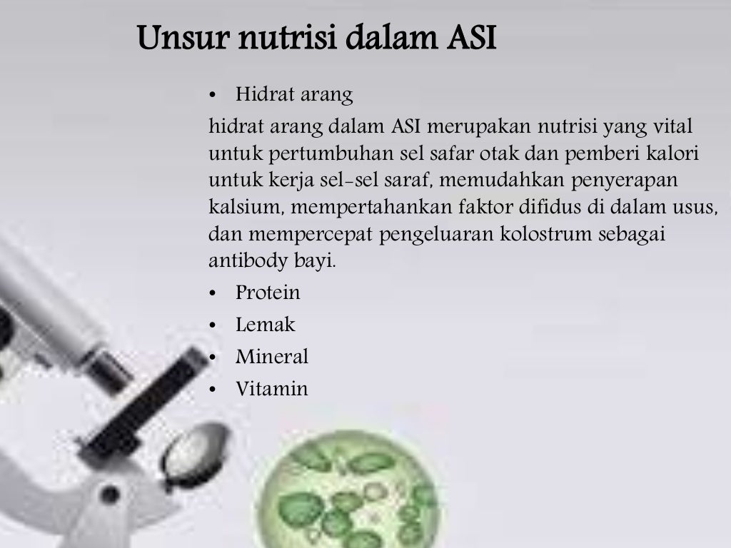Presentasi air susu ibu (asi)