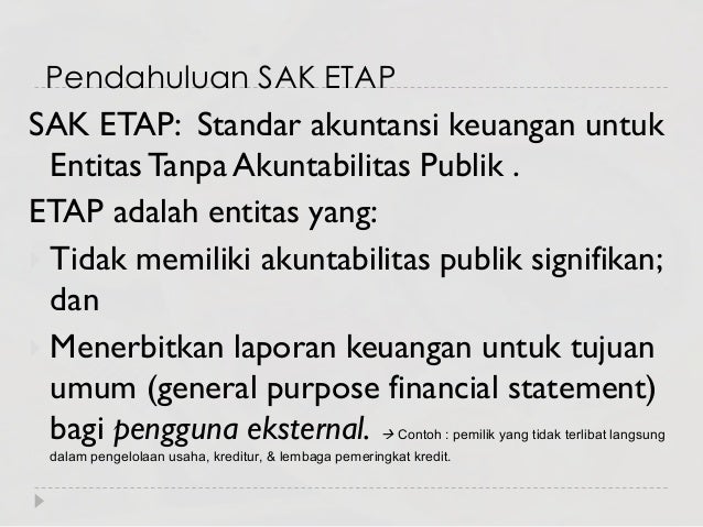 Perbedaan PSAK dan SAK ETAP
