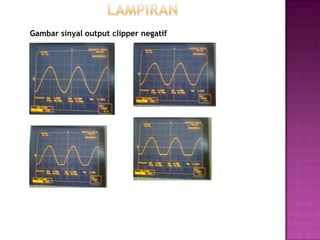 Gambar sinyal output clipper negatif
 