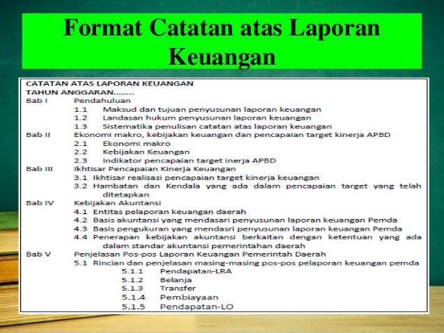 AKUNTANSI PEMERINTAHAN PENYUSUNAN CATATAN ATAS LAPORAN 