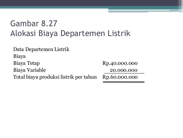 Akuntansi Biaya Overhead Pabrik Akuntansi Biaya Overhead Pabrik