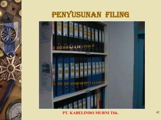 PENYUSUNAN FILING
PT. KABELINDO MURNI Tbk. 42
 