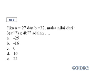 No 9




       A B C D E
 