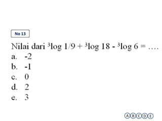 No 13




        A B C D E
 