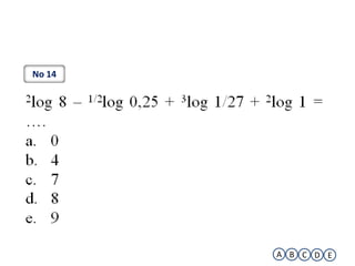 No 14




        A B C D E
 