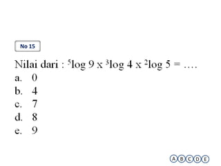No 15




        A B C D E
 