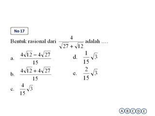 No 17




        A B C D E
 