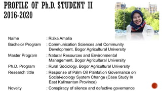 Oil Palm Adaptive Landscape: With special reference to Indonesia cases