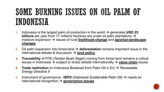 Oil Palm Adaptive Landscape: With special reference to Indonesia cases