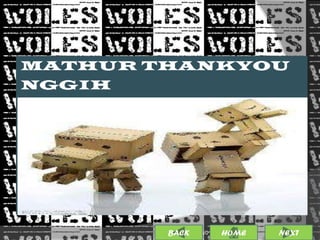 MATHUR THANKYOU
NGGIH




        BACK             24
               25/01/2013 OME
                        H       NEXT
 