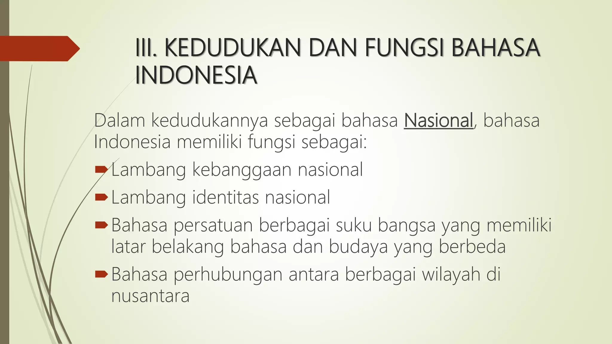 Konsep Bahasa Dan Fungsi Bahasa Indonesia