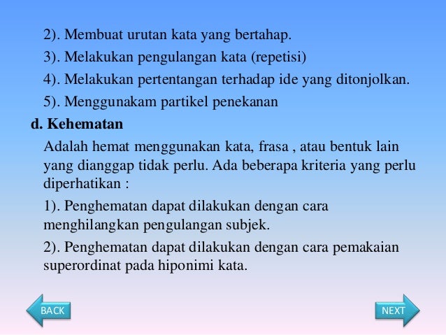 Presentasi bahasa indonesia kalimat efektif Presentasi bahasa indonesia kalimat efektif
