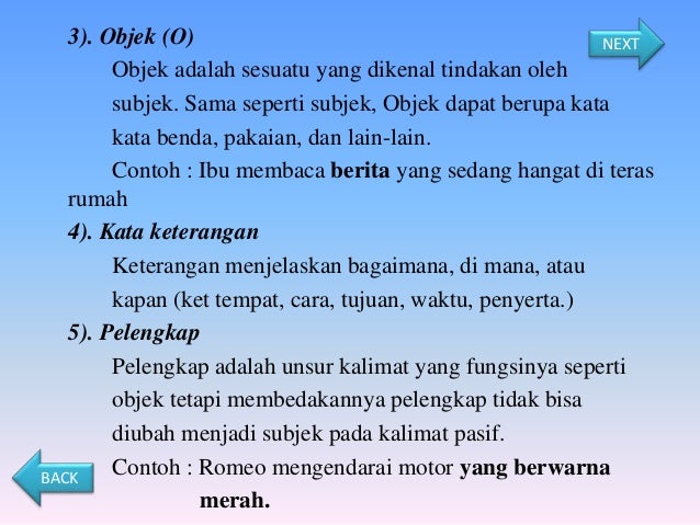 Presentasi bahasa indonesia kalimat efektif