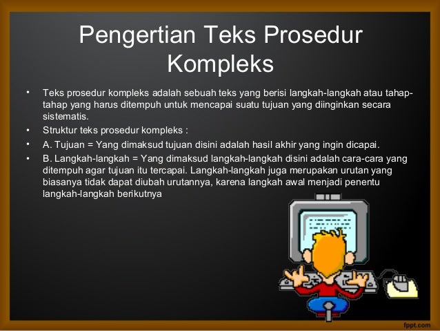 Penjelasan umum teks prosedur