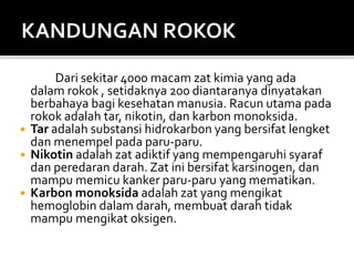 Presentasi bahaya rokok | PPT