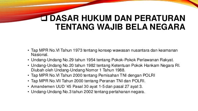 Peranan Rakyat Dalam Upaya Bela Negara