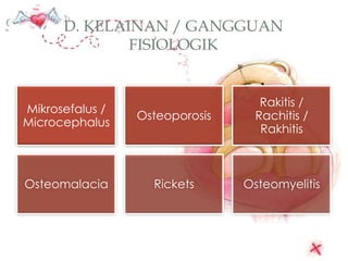 Kaki Rakhitis Gangguan pada tulang dan sendi | PPTX