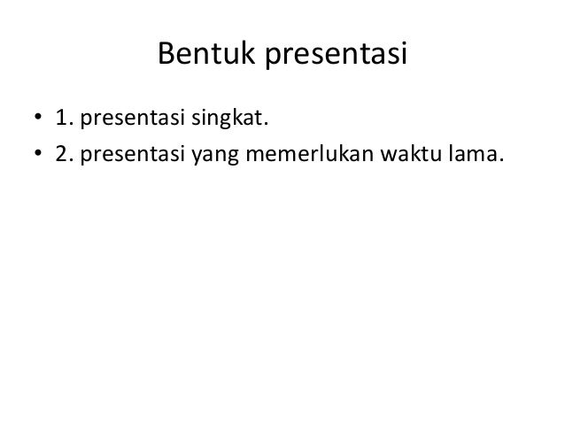 Presentasi Bisnis