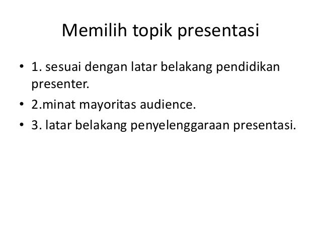 Presentasi Bisnis