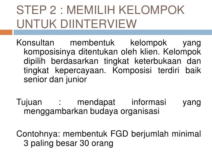 Presentasi budaya 10 langkah wawancara tentang budaya 